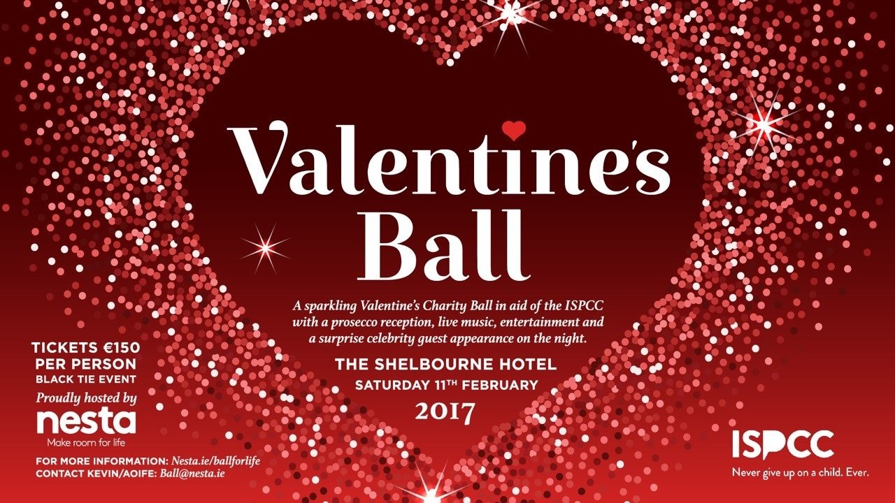 Nesta Valentines Ball At the Shelbourne Hotel in 2017