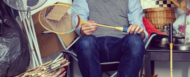 man with tennis racket