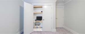 Use a Closet or Armoire as an Office Nook 