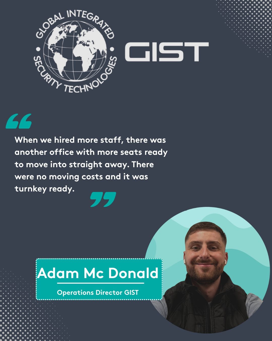 Adam McDonald Gist - Nesta Adam Mc Donald Director of Operations at GIST