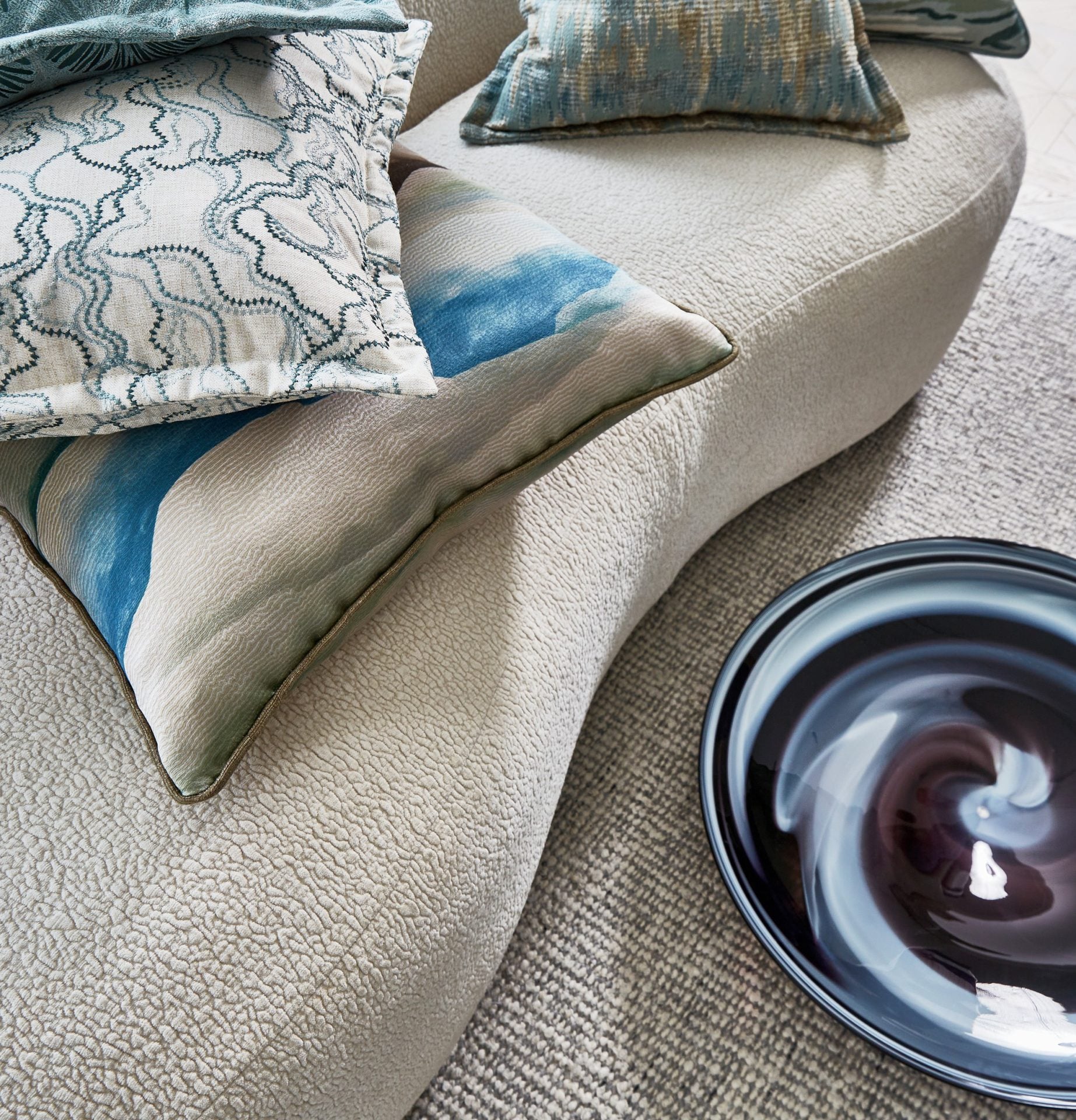 10 Prestigious Textiles Skylight Collection - Nesta - Nesta PT Fabrics cushion and sofa