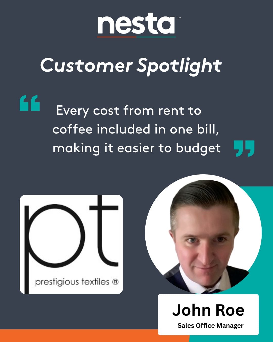 John Roe Pt Fabrics LTD - Nesta John Roe of PT fabrics LTD.